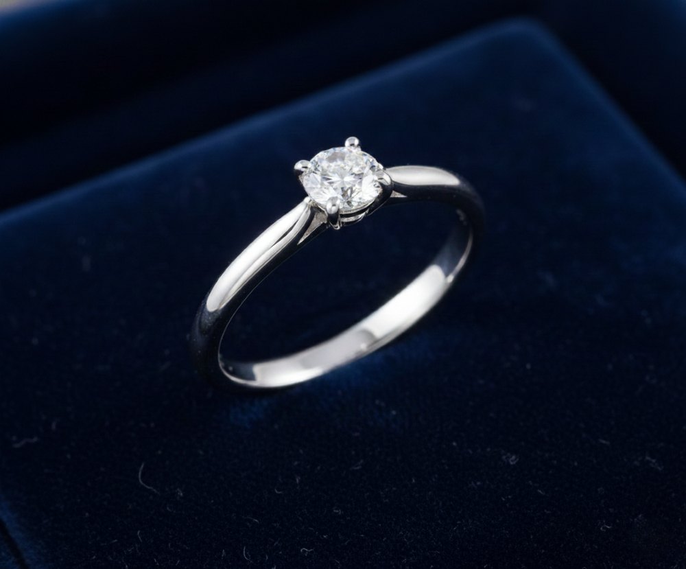 カラーレスのメモリアルダイヤモンドのMDR-104プラチナリング